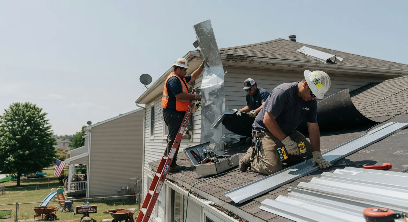 Storm Damage Metal Roof Repair in Kanarraville, UT